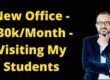New Office visit of students