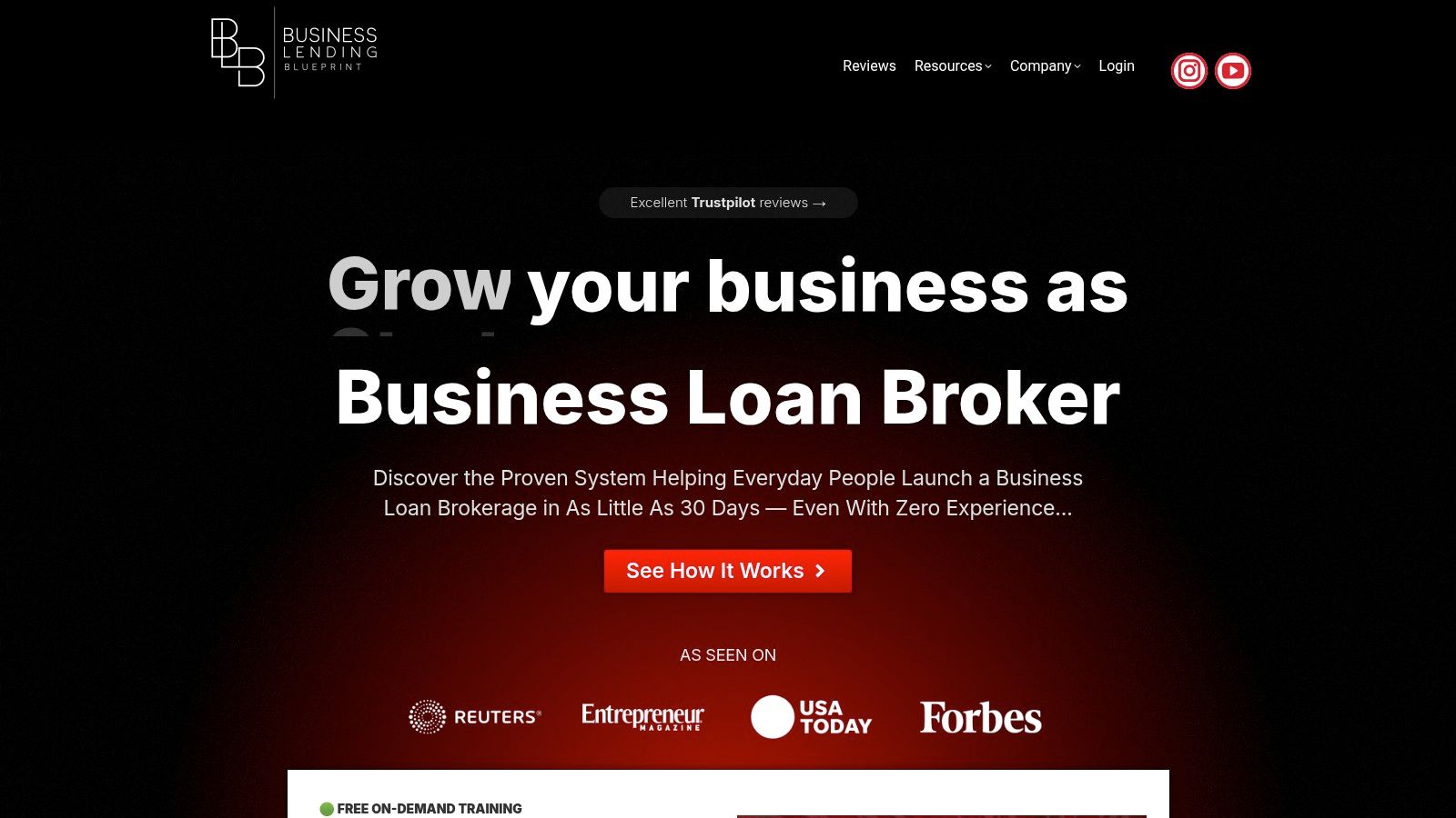 Screenshot from https://strategy.businesslendingblueprint.com/system