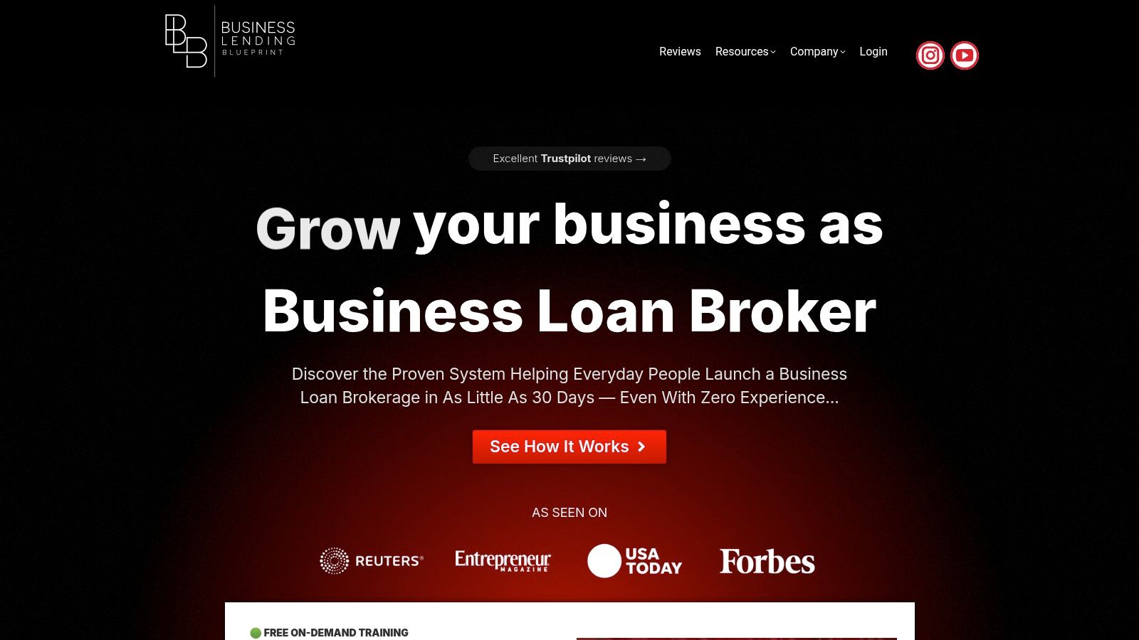 Screenshot from https://strategy.businesslendingblueprint.com/system