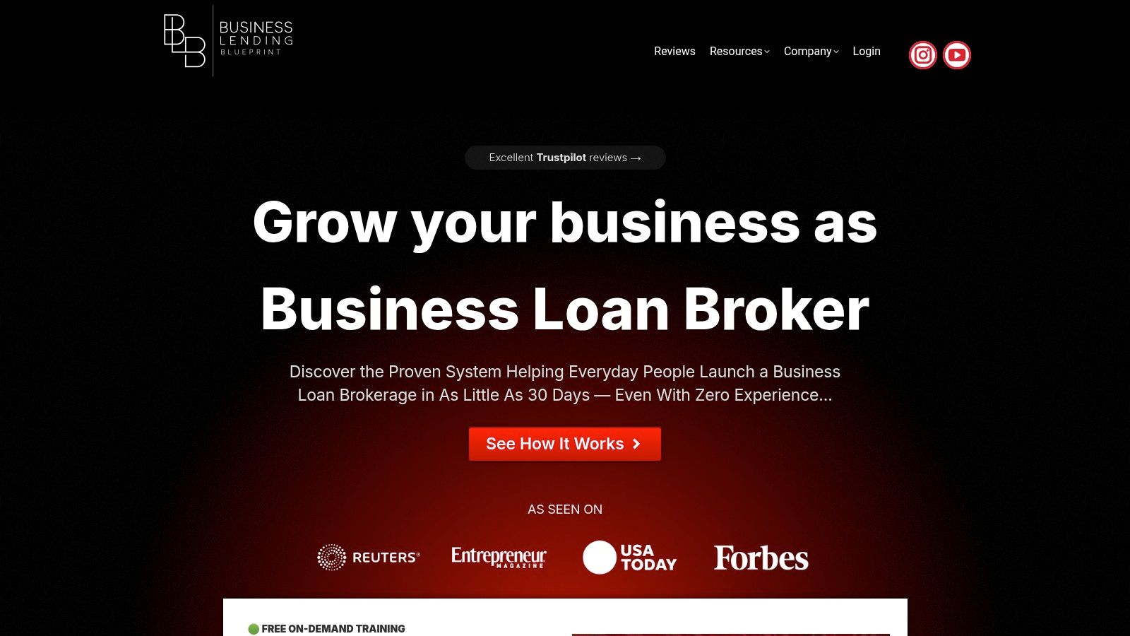 Screenshot from https://strategy.businesslendingblueprint.com/system