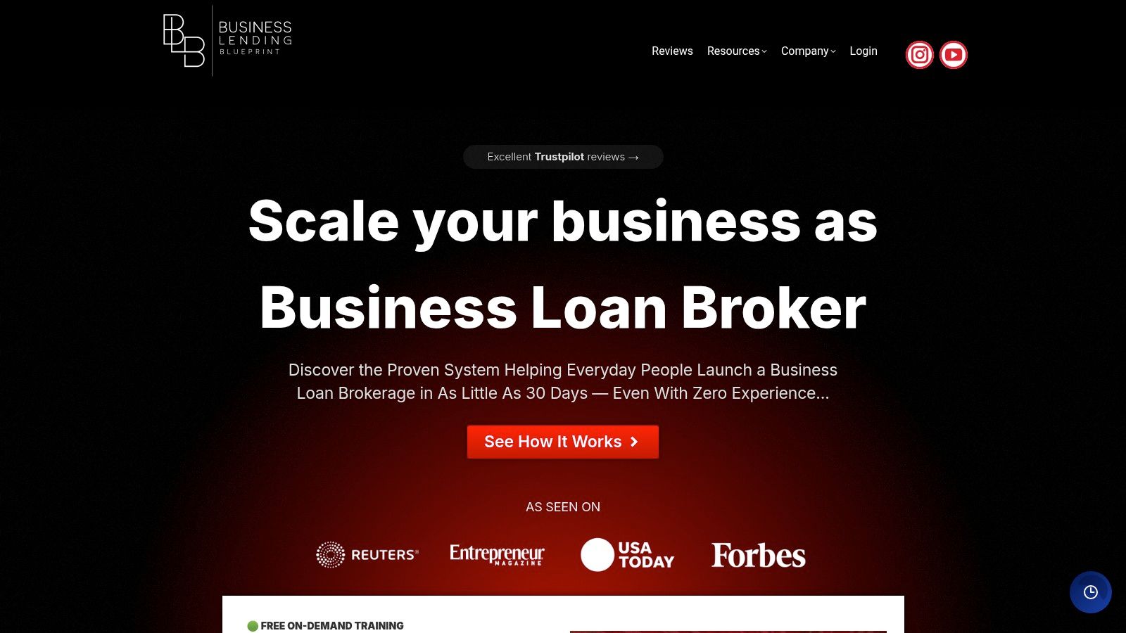 Screenshot from https://strategy.businesslendingblueprint.com/system